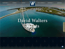 Tablet Screenshot of davidwaltersyachts.com
